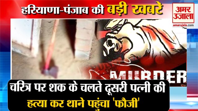 Ex Soldier Reached Police Station After killing His wife In Sirsa|पत्नी हत्या समेत हरियाणा की खबरें