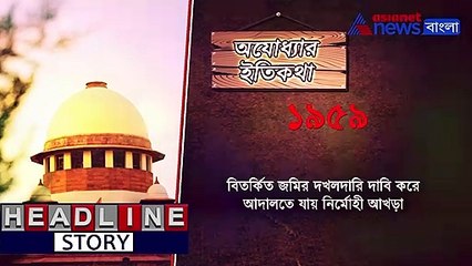 Timeline of Ram Janmabhumi and Babri masjid dispute case