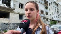 Ukraynalı genç kız gördüğü manzara ile yıkıldı