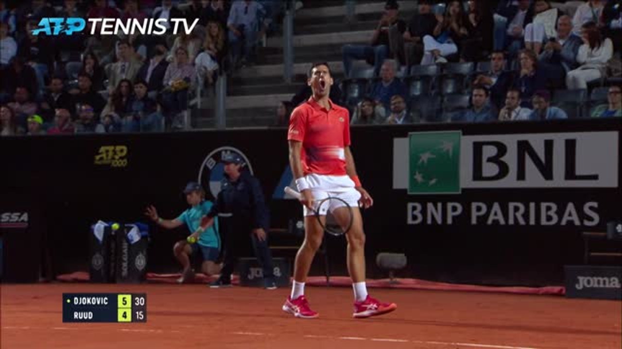 Highlights: Djokovic feiert in Rom den Finaleinzug