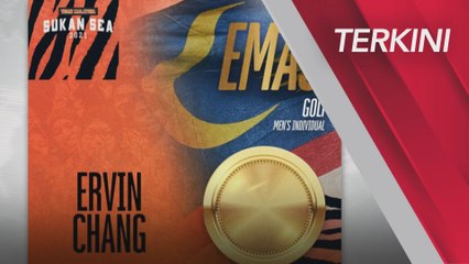 [TERKINI] Penantian 20 tahun golf berakhir, Ervin sumbang emas ke-14