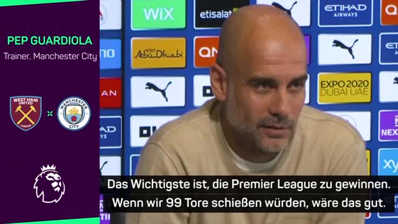 Pep: 'Die Premier League ist das einzige Ziel'