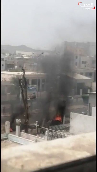 مقطع يوثق اللحظات الأولى لمحاولة اغتيال قائد العمليات المشتركة في عدن