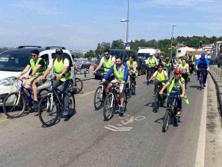 Beykoz'da pedallar sağlıklı yaşam için döndü