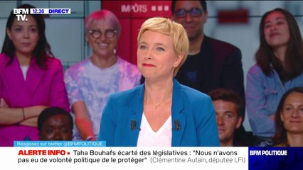 Jean-Luc Mélenchon pas candidat aux législatives: pour Clémentine Autain, "c'est assez cohérent avec son parcours"