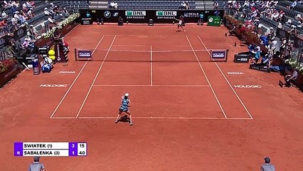 Rome - Swiatek tout simplement trop forte