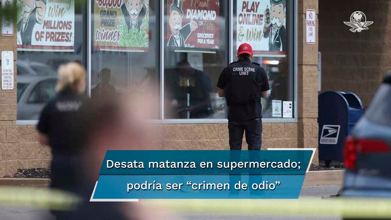 Tiroteo por motivo racial deja 10 muertos en NY