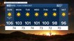 Sunday is bringing the heat with triple digits