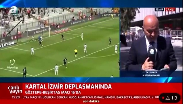 Aspor muhabirinin Beşiktaş kadrosundaki isimleri yanlış okuduğu anlar gündem oldu