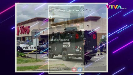 BRUTAL! Aksi Penembakkan Massal di Dalam Supermarket