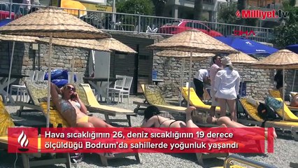 Bodrum’da sahiller hareketlendi