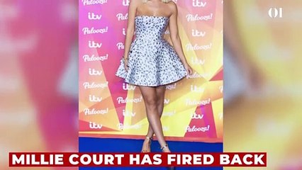 Millie Court fires back at body shamers amid recent weight gain