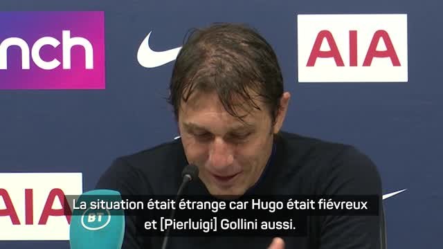 37e j. - Conte : Même fiévreux, Lloris n'a jamais voulu manquer ce match
