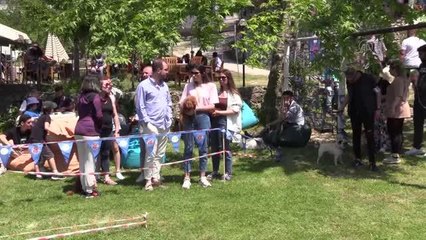 Bursa'da ırklarında en iyi köpekler yarıştı