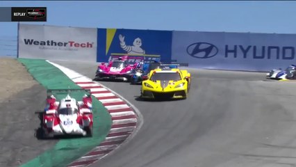 Imsa Laguna Seca 2022 Race Blomqvist Albuquerque Great Pass Battle Lead