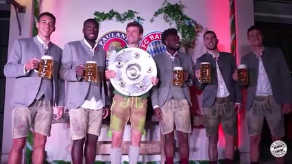 Bayern - La traditionnelle fête du titre de champion pour les Munichois