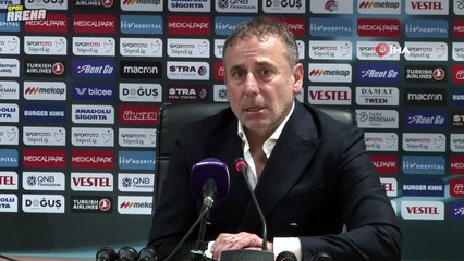 Trabzonspor Teknik Direktörü Abdullah Avcı, Altay'ı 2-1 mağlup ettikleri maçın ardından konuştu