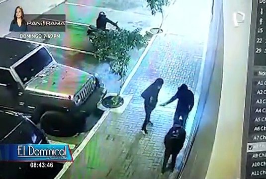 Asalto en Surquillo: agente de seguridad saca su arma y persigue a delincuentes