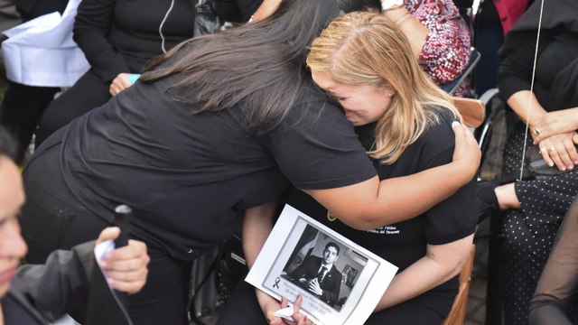 Familiares y amigos dieron el último adiós al fiscal Marcelo Pecci