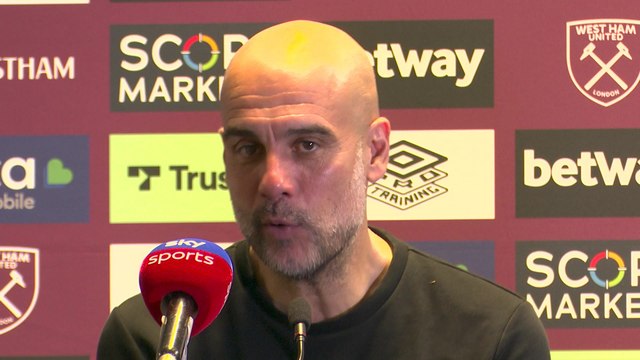 Guardiola defiant after City rescue point at West Ham to keep title in their hands