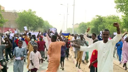 Manifestación antifrancesa en Chad con ataques a símbolos de la antigua potencia colonial