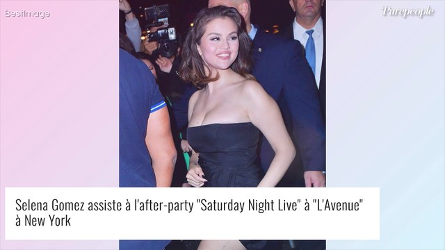 Selena Gomez rayonnante en robe bustier et fendue : ses escarpins à 400 euros font sensation !