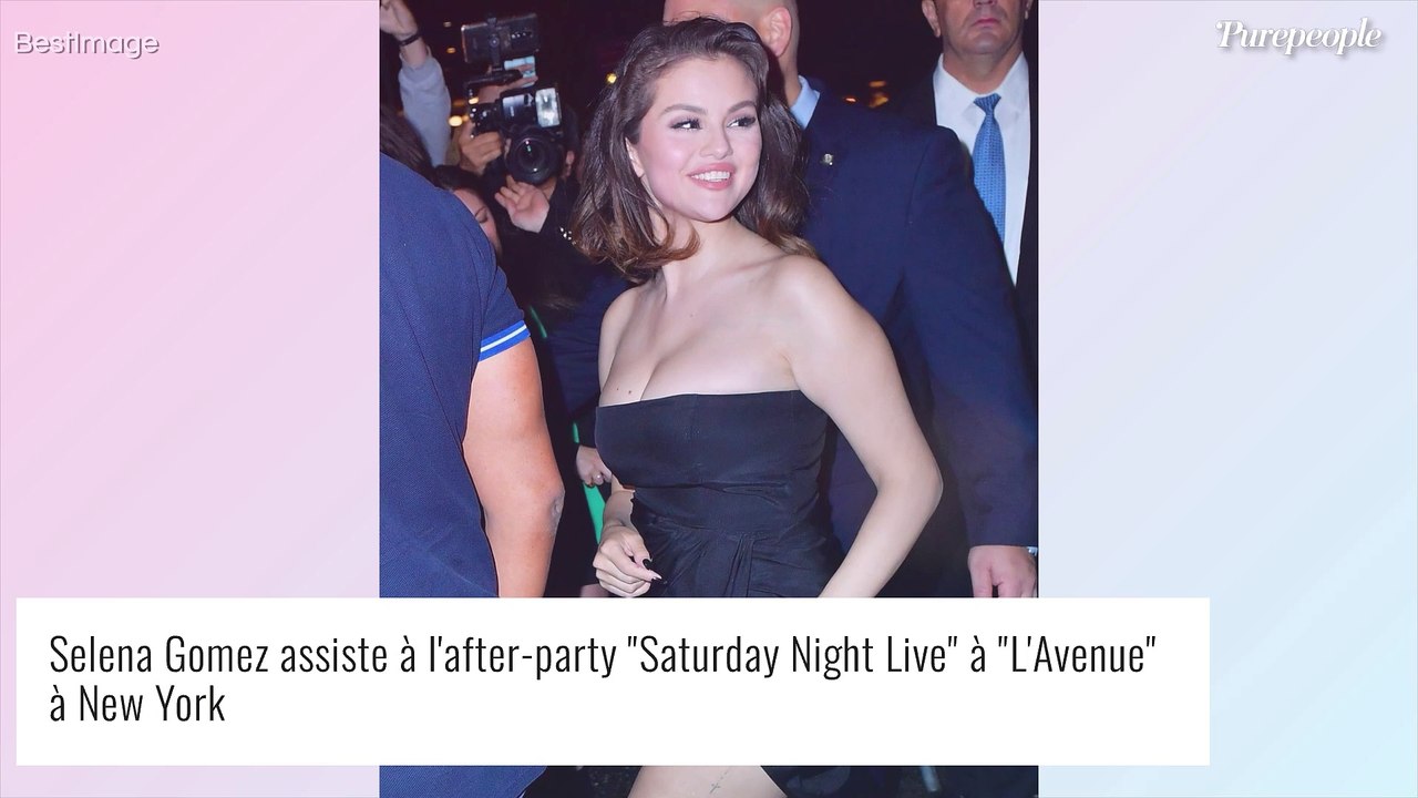 Selena Gomez rayonnante en robe bustier et fendue : ses escarpins à 400 euros font sensation !