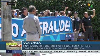 Estudiantes y profesores rechazan elección del rector de la Universidad de Guatemala