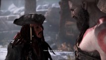 Kratos VS JACK SPARROW Johnny Depp  (God of War PC Mod)