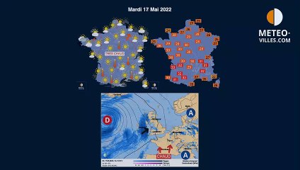 prévisions météo du dimanche 15 mai 2022
