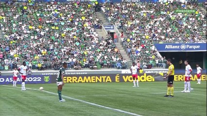 Palmeiras x Red Bull Bragantino (Campeonato Brasileiro 2022 6ª rodada) 1° tempo