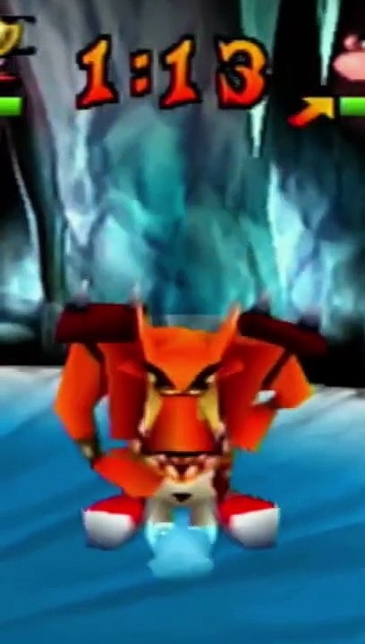 Crash Bash - Tiny Tiger Polar Push Victory Dance (Victory Animation)