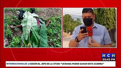 ¡Por celos! asesinan a punta de machete a anciano en El Corpus, Choluteca