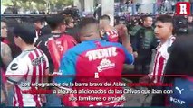 Aficionados de Atlas intentaron a agredir a fanáticos de Chivas duran te el Clásico Tapatío