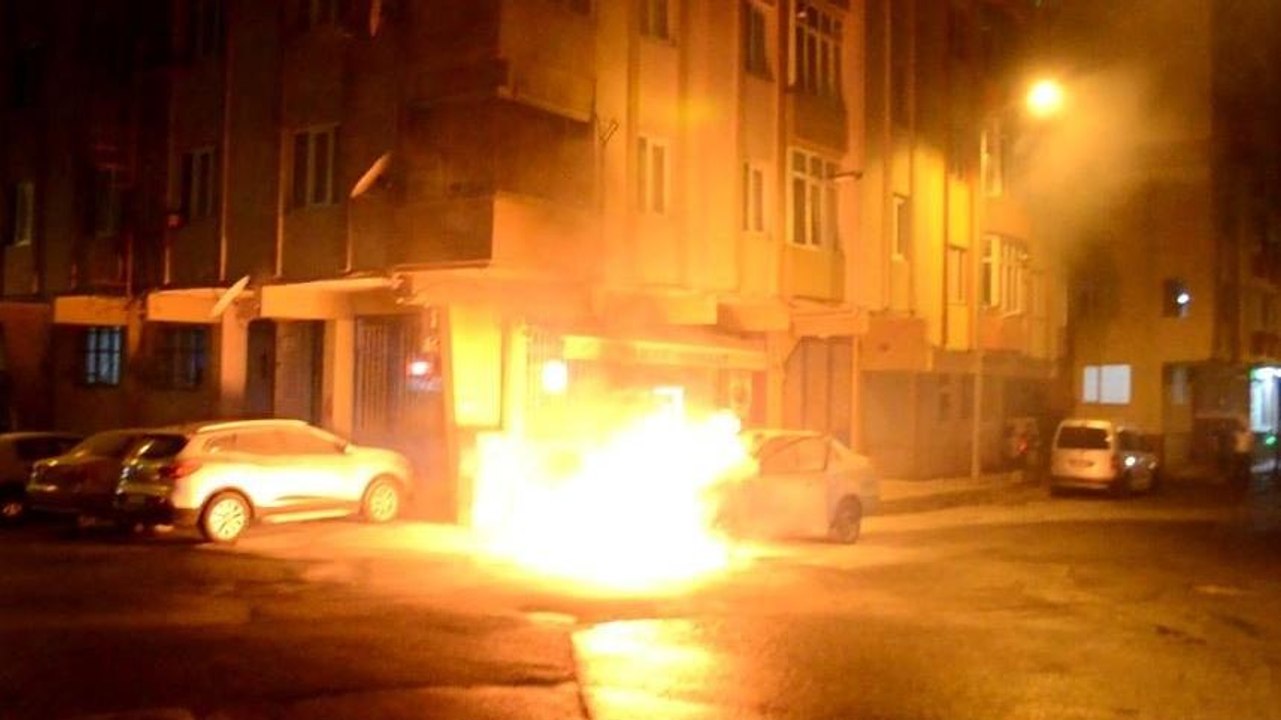 Çorlu’da korku dolu dakikalar: LPG’li otomobil alev topuna döndü