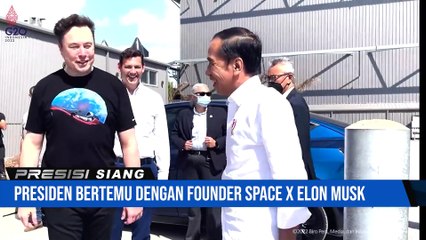 Jokowi Bertemu Elon Musk di SpaceX