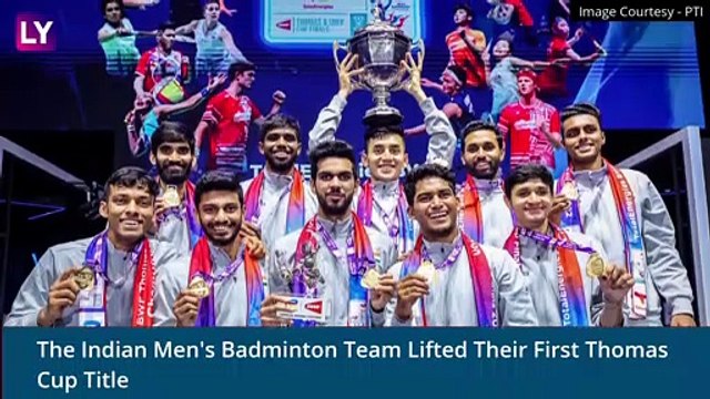 India Clinch Historic Thomas Cup Title With 3-0 Win Over Indonesia