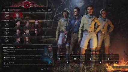 Evil Dead The Game - Survivor vs. Demon (Player) Cabin Map Kelly Maxwell Defeat Evil Ash Dark Ones