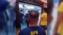 Marmaray'da karşılaşan Fenerbahçe ve Trabzonsporlu taraftarlar arasında tekmeli, yumruklu kavga