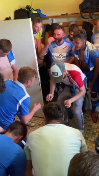 Célébration Victoire ! ES Tourville 2 / FC Fréville Bouville (championnat D1 groupe A le 15/05/2022)