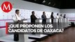 Primer debate de candidatos a la gubernatura de Oaxaca, pocas propuestas y muchas acusaciones