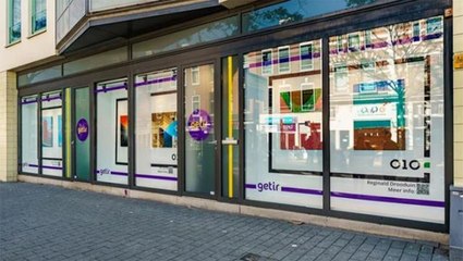 Getir'in Rotterdam'daki şubesinin görüntüsü talep üzerine sanat eserine dönüştürüldü