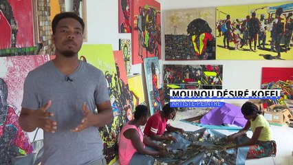 En Côte d'Ivoire, des téléphones usagés finissent en oeuvres d'artt