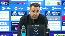 La rueda de prensa de Xavi tras el empate contra el Getafe / FCB