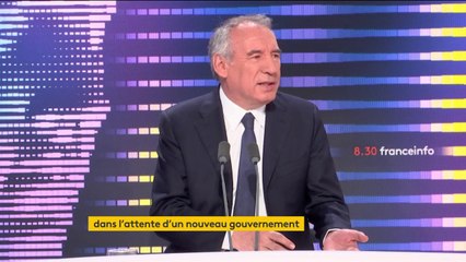 Matignon : pour François Bayrou, il faut "une grande proximité philosophique et politique" entre le Premier ministre et Emmanuel Macron