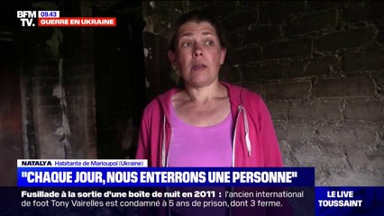 "Chaque jour, nous mettons une personne dans une tombe": une habitante de Marioupol témoigne