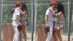 Priyanka Chopra Nick Jonas Baseball Match से पहले Lip Lock Viral Video | Boldsky