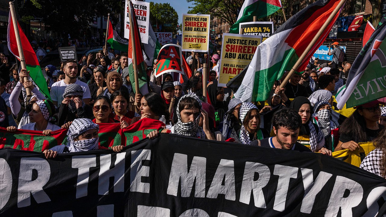 إحياء للذكرى 74 للنكبة.. مظاهرات في مدن أميركية تطالب بالعدالة لشهداء فلسطين