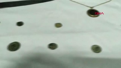 EVİNDE 25 PARÇA TARİHİ ESER BULUNDU