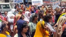 congress protest in ratlam video